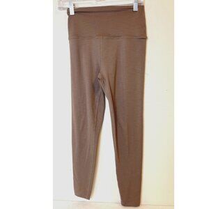 Beyond Yoga M Taupe Coffee Brown Leggings Workout Active Exercise